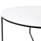 Merrick Lane Fairdale Coffee Table with Round Cross Brace Frame